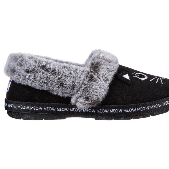 Skechers BOBS - Too Cozy - Meow Pajamas shoe (Cat) / Pantoufles Chat Size 11 - Picture 4 of 8